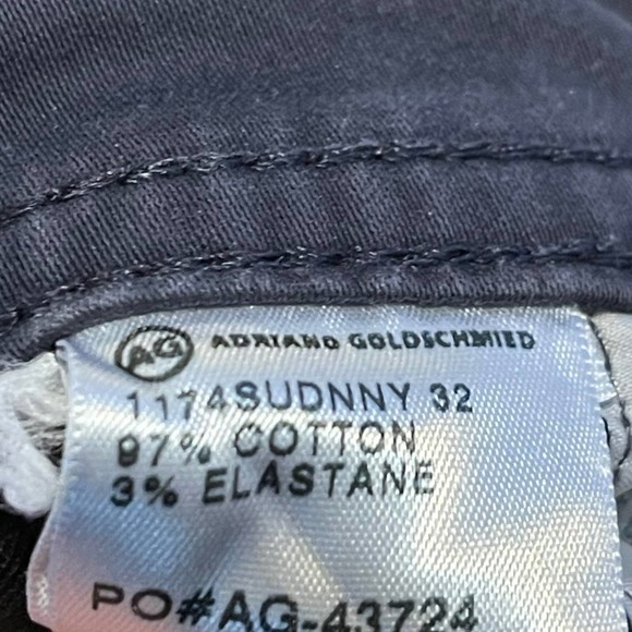 Adriano Goldschmied Reworked Pants Mens Washed Black The Graduate Leg Size 34/28 - Picture 7 of 8